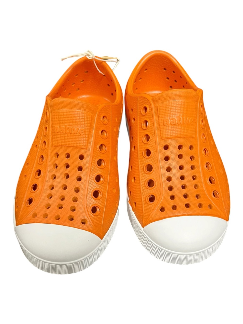 Native Shoes Unisex Kid Jefferson (Toddler) Mars Orange/Shell White, Size 8